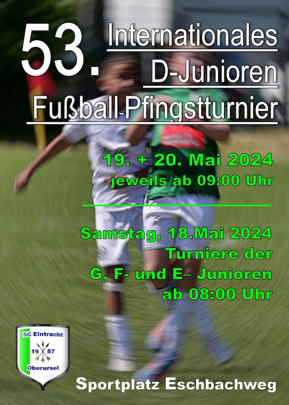 Plakat Pfingstturnier 2024